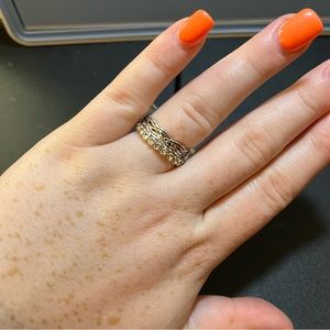 🌻 3 for $15! 🌻 “I Am” Brand Set of Two Silver Rings